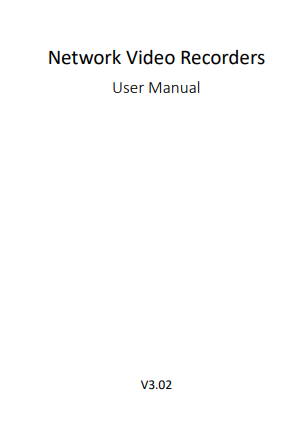UNV-Network Video Recorders User Manual